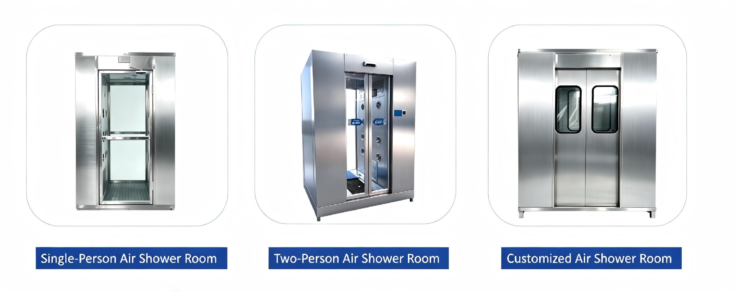 Longreat Cleanroom Air Shower Room Single, Double and Customized Models Selection Guide