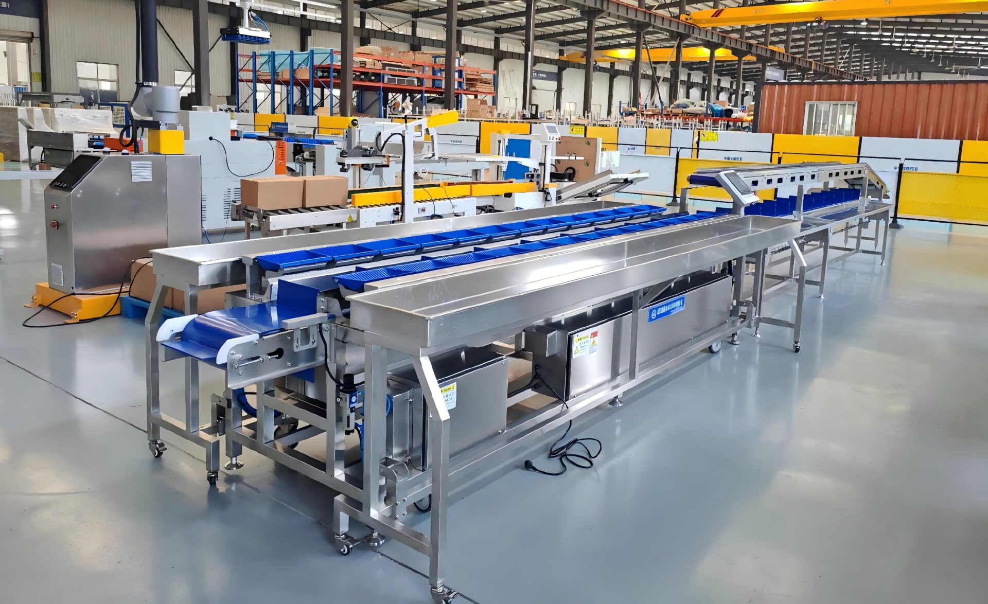 Combination weigher for food processing automation