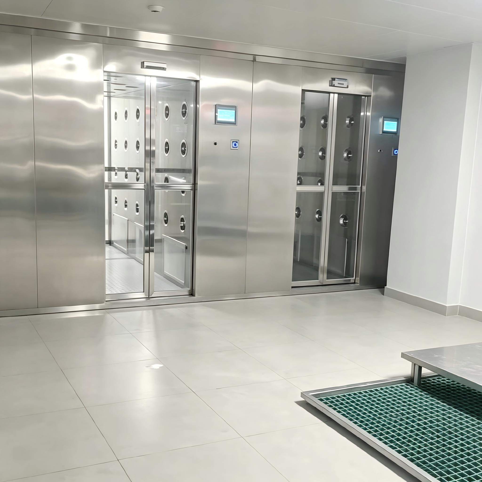 Food factory hygiene air shower system in customer project